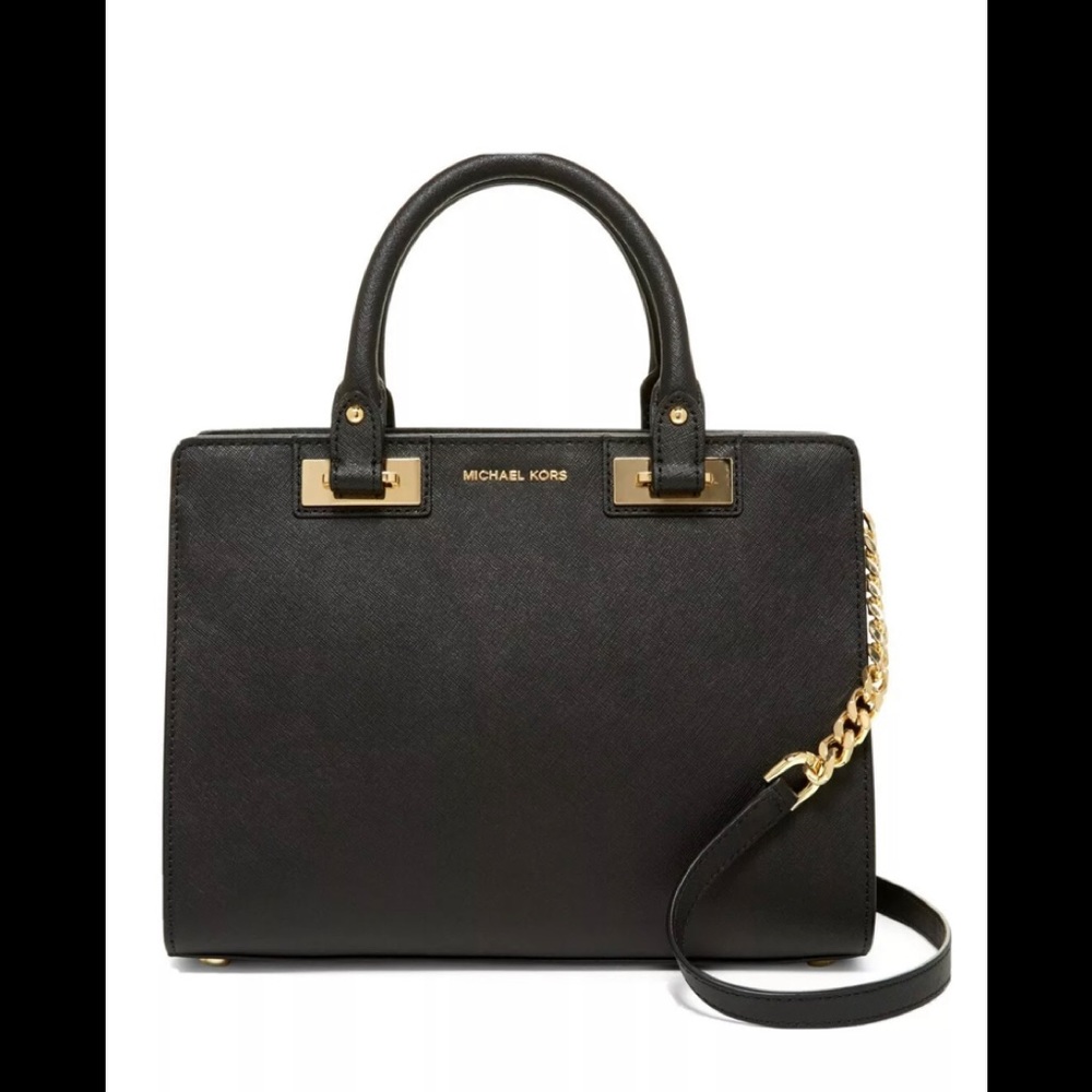 Michael Kors Medium Quinn Satchel Black